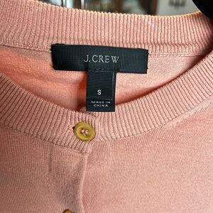 J. Crew Pink Cardigan Sweater